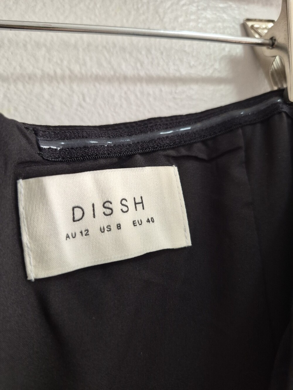 DISSH Black Strapless Maxi Sheath Dress Size 8 - Picture 6 of 7